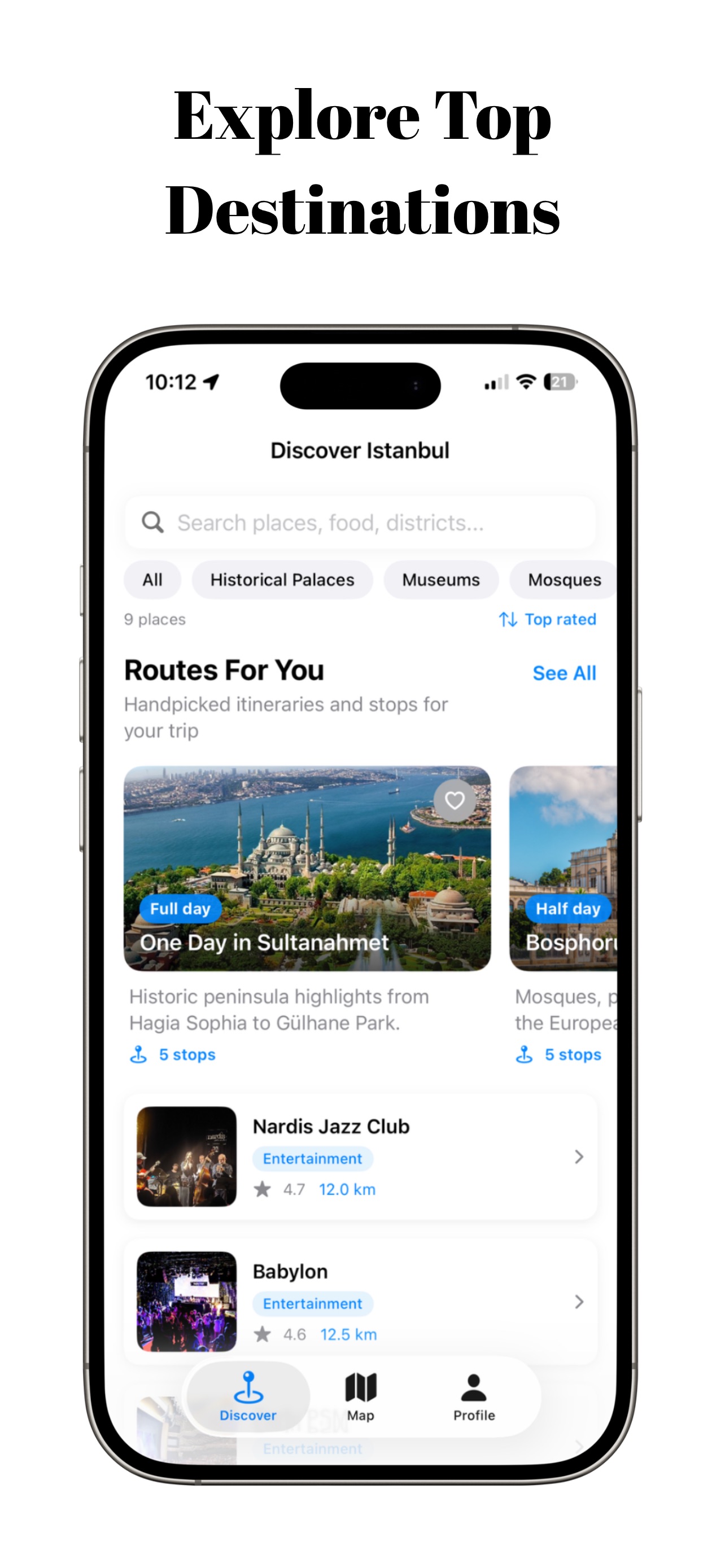 Route Istanbul screen 1